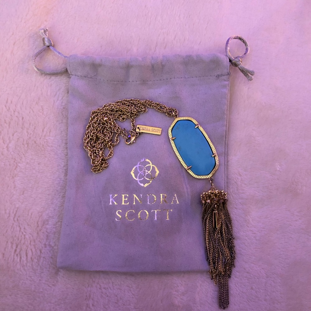 New Kendra Scott Rayne Long Pendant Necklace